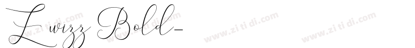 Zwizz Bold字体转换
